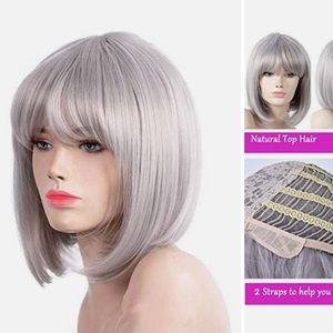 Grey/silver Bob Wig